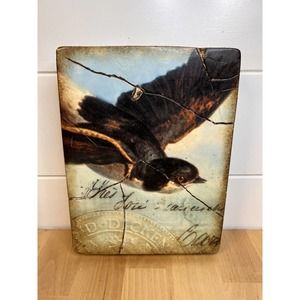 Sid Dickens Retired Memory Tile T-118 BIRD IN FLIGHT *** Very Rare***